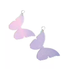 Iridescent Butterfly Dangle Earrings at Spencer's