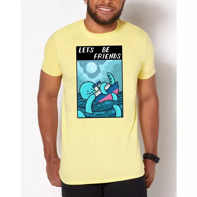 Let's Be Friends T Shirt - Timecowboy at Spencer's