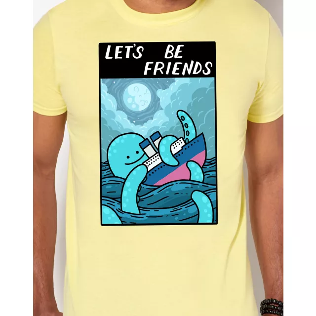 Let's Be Friends T Shirt - Timecowboy at Spencer's