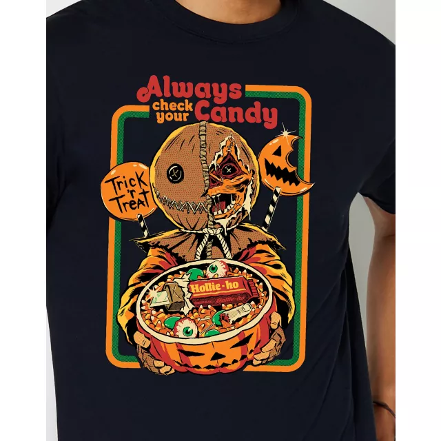 Trick 'r Treat Always Check Your Candy T Shirt - Steven Rhodes at Spencer's