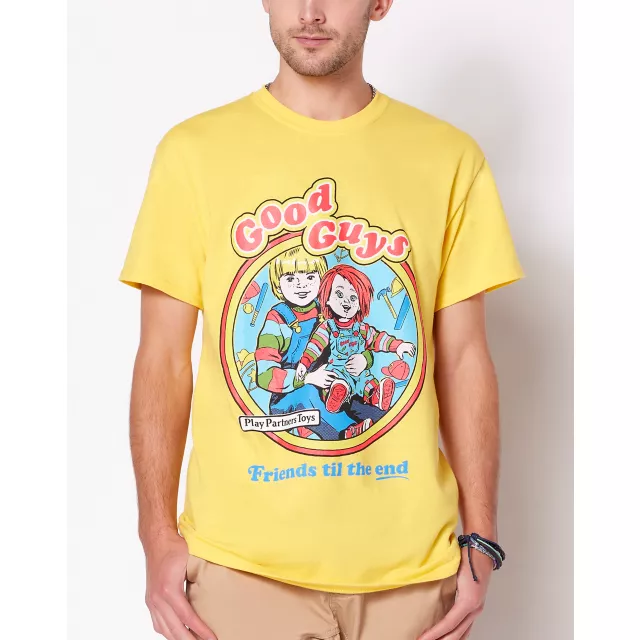 Yellow Good Guys T Shirt - Steven Rhodes at Spencer's