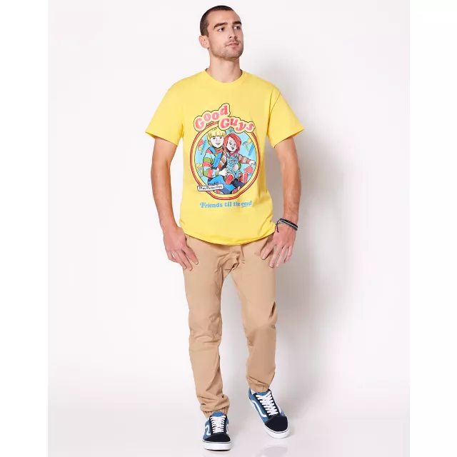 Yellow Good Guys T Shirt - Steven Rhodes at Spencer's