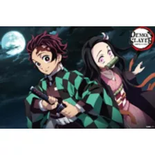 Demon Slayer Moon Poster at Spencer's