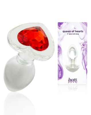 Queen of Hearts Butt Plug 2.9 Inch - Hott Love