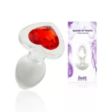 Queen of Hearts Butt Plug 2.9 Inch - Hott Love at Spencer's
