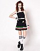 Black Irish Flag Pleated Mini Skirt