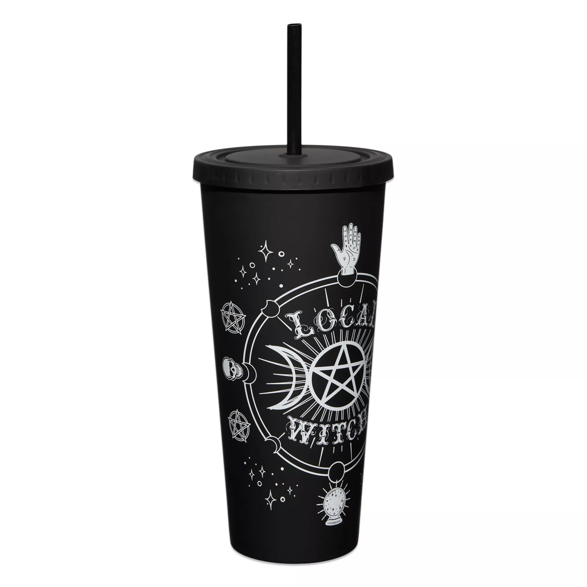 Local Witch Cup with Straw - 20 oz. at Spencer's