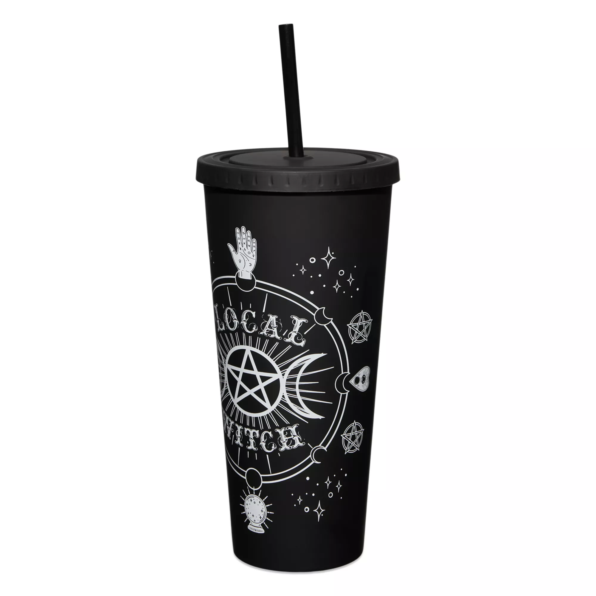 Local Witch Cup with Straw - 20 oz. at Spencer's