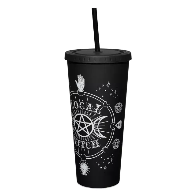 Local Witch Cup with Straw - 20 oz. at Spencer's