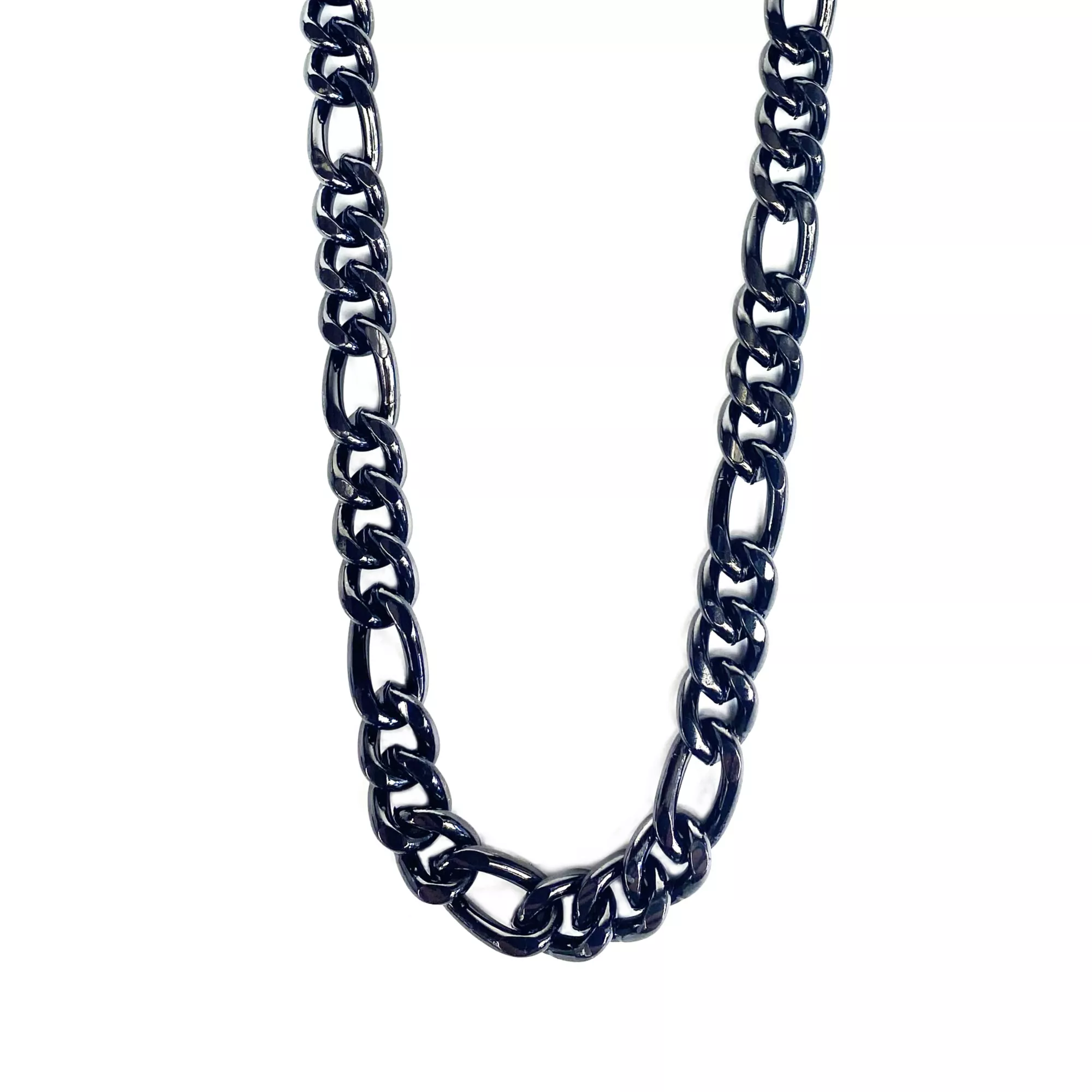 Hematite Thick Figaro Chain Necklace at Spencer's