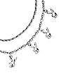 Playboy Bunny Two Row Chain Necklace