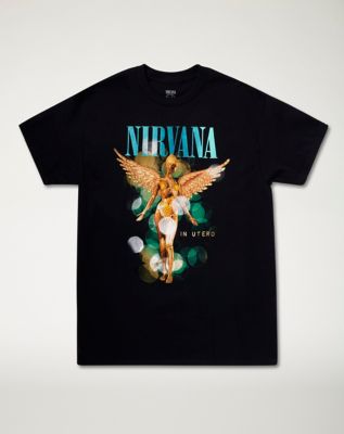 Lights In Utero Nirvana T Shirt - Spencer's