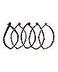 Multi-Pack Multi-Color Braided Bracelets - 5 Pack