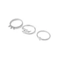 Multi-Pack Spike Skull and Wing Rings - 9 Pack at Spencer's