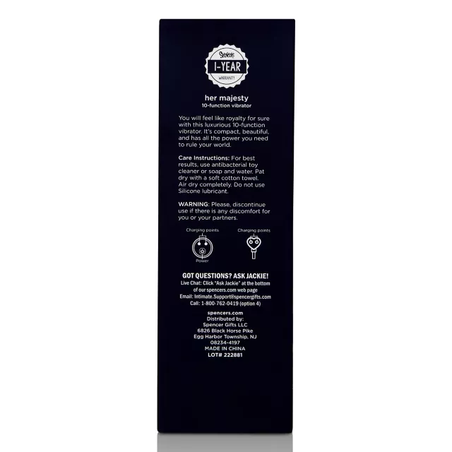 Her Majesty 10-Function Rechargeable G-Spot Vibrator 4 Inch - Hott Love Extreme at Spencer's