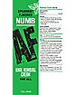 Numb AF Spearmint Flavored Anal Numbing Cream - 1.5 oz.