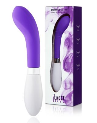 Purple Perfect Curve Multi Speed G-Spot Vibrator 7 Inch - Hott Love -  Spencer's