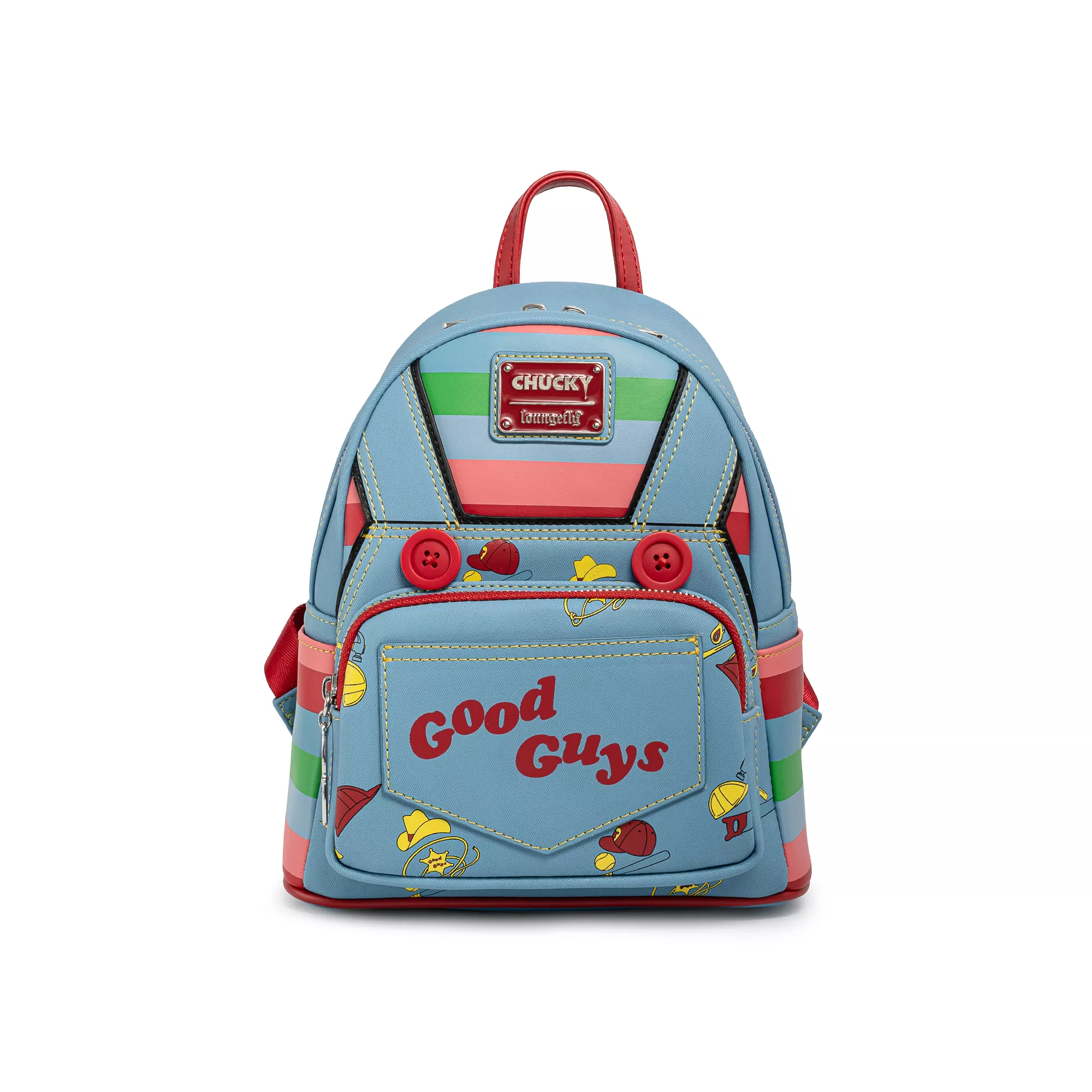 Loungefly Chucky Overalls Mini Backpack at Spencer's
