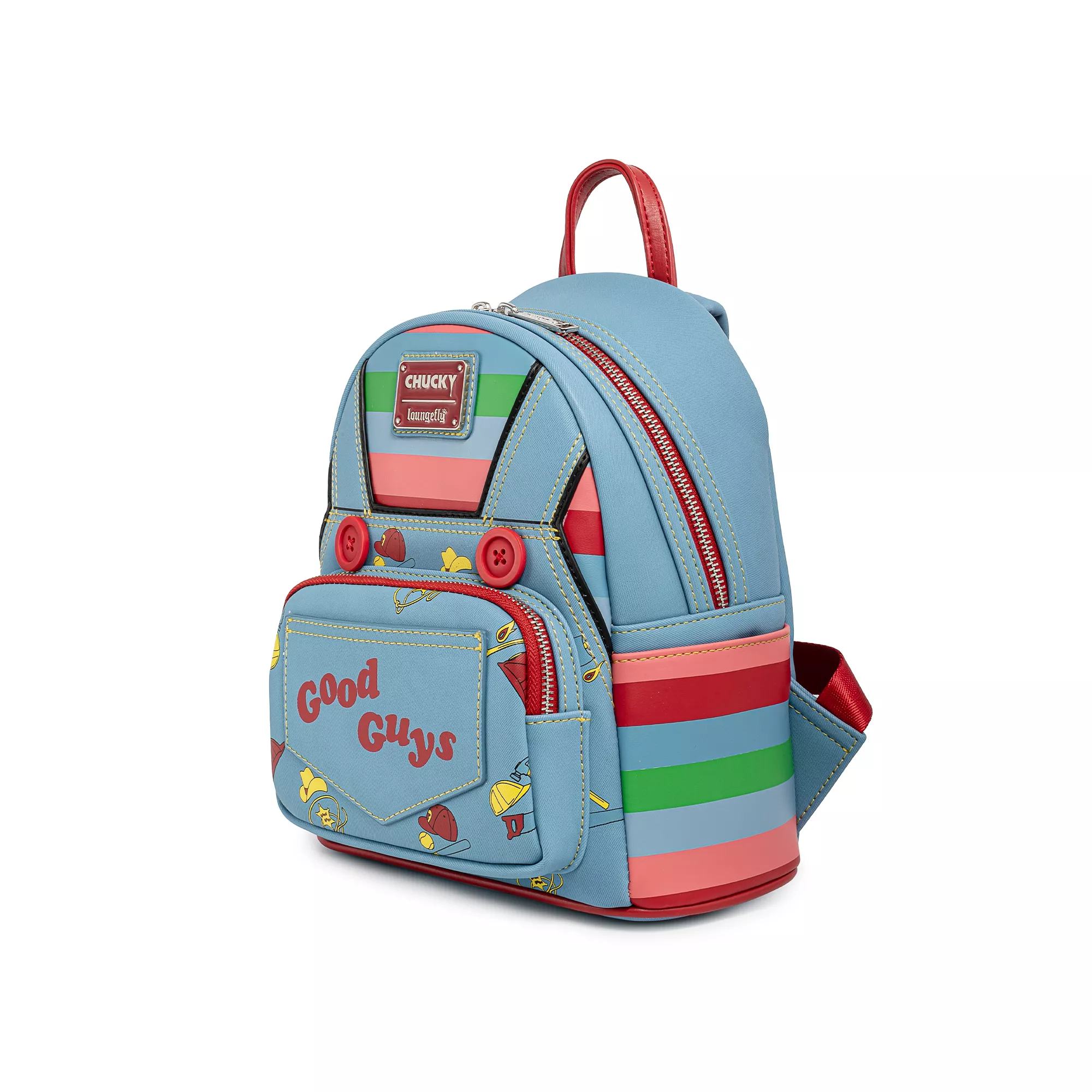 Loungefly Chucky Overalls Mini Backpack at Spencer's