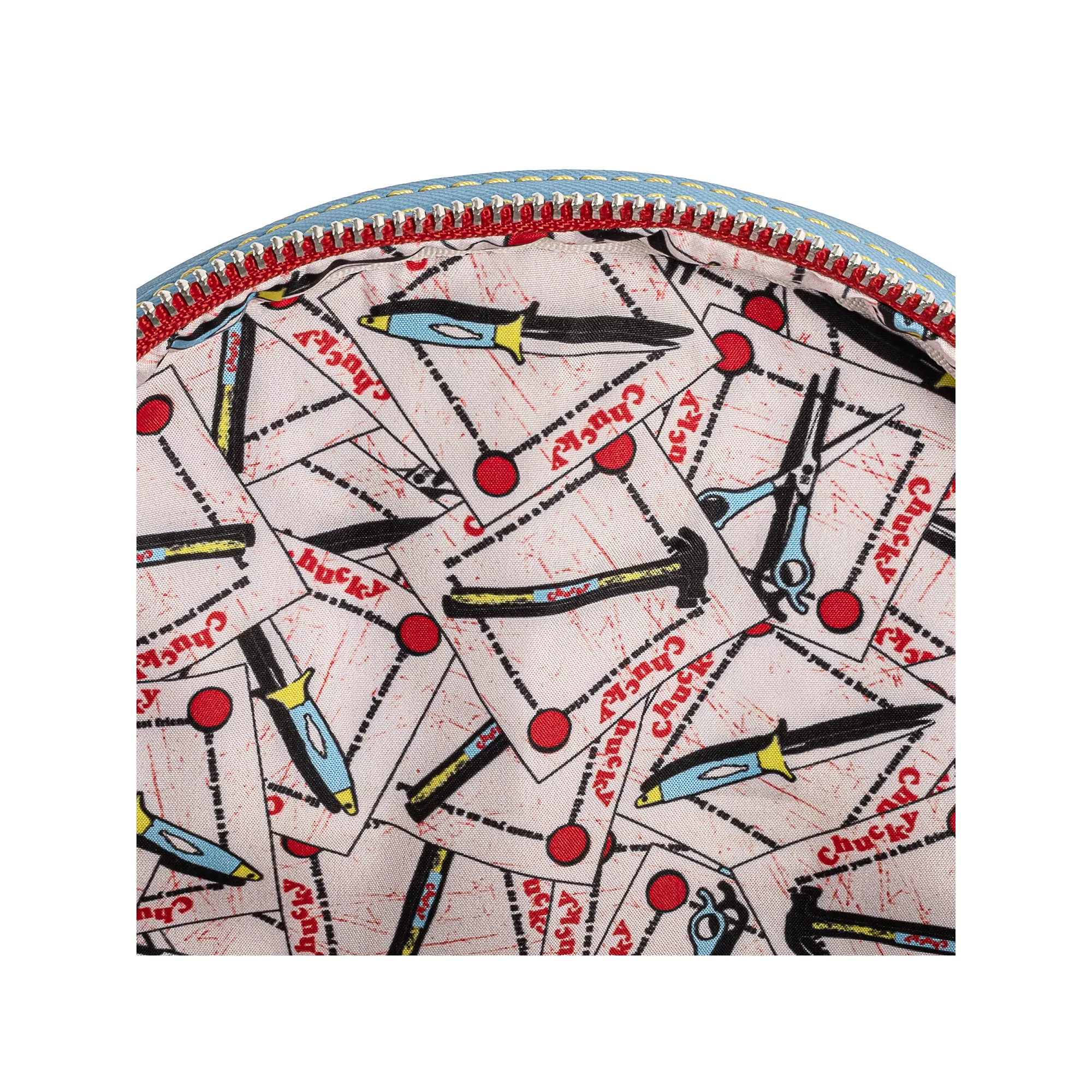 Loungefly Chucky Overalls Mini Backpack at Spencer's