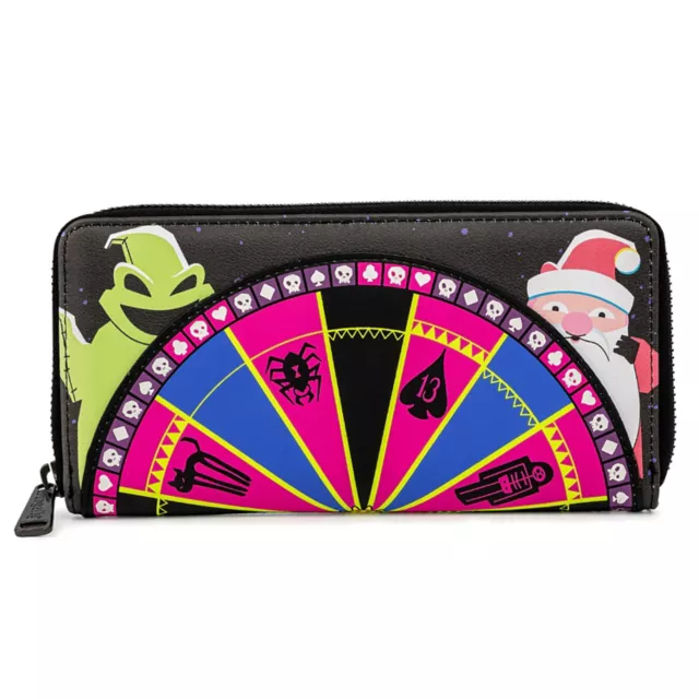 Loungefly The Nightmare Before Christmas Roulette Wheel Zip Wallet at Spencer's