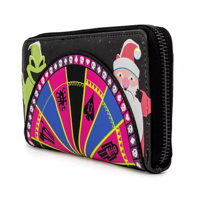 Loungefly The Nightmare Before Christmas Roulette Wheel Zip Wallet at Spencer's