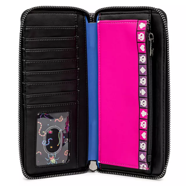 Loungefly The Nightmare Before Christmas Roulette Wheel Zip Wallet at Spencer's