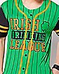 Irish Drinking League Crop Top Baseball Jersey
