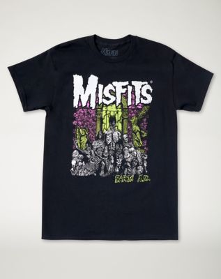 Misfits Punk Rock Graphic Tee CROP Band T Shirt