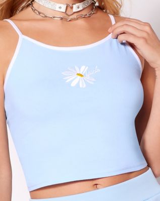 Fuck daisy crop top