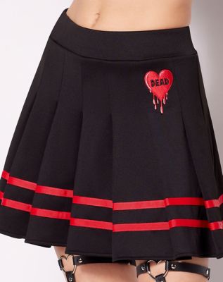 Dead drippy heart skirt