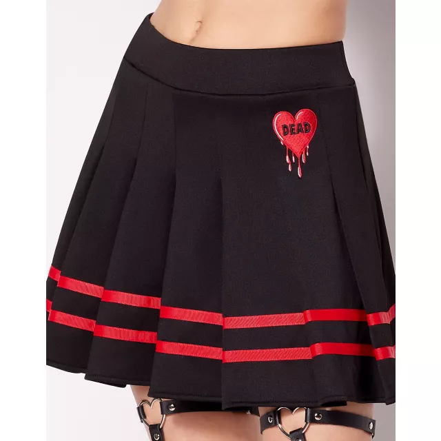 Dead Drippy Heart Skirt at Spencer's