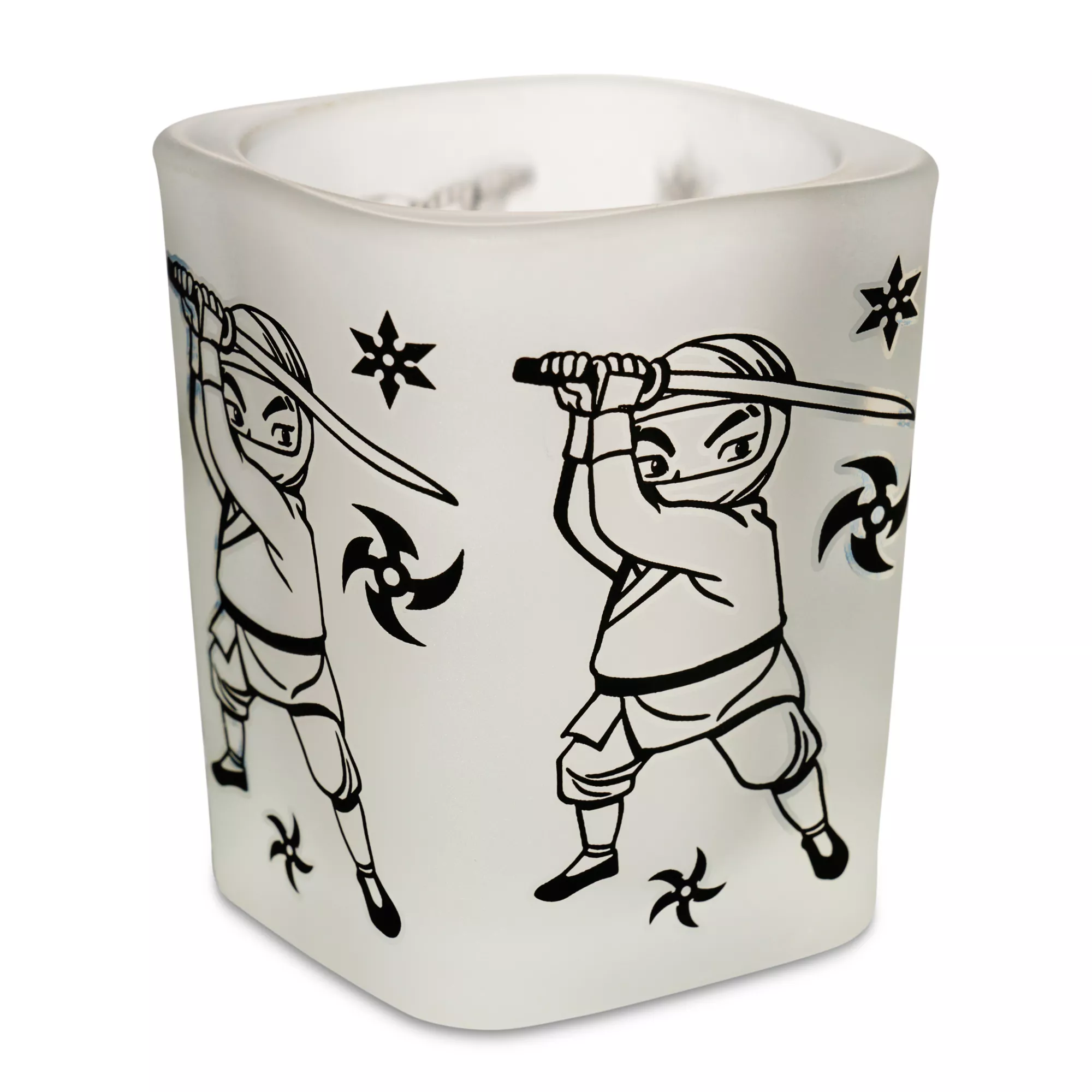 Square White Ninja Shot Glass - 2 oz. at Spencer's