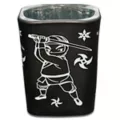 Square Black Ninja Shot Glass - 2 oz. at Spencer's