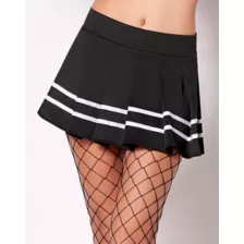 Black Striped Skirt at Spencer's