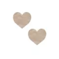 Beige Lace Heart Nipple Pasties at Spencer's
