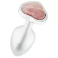 Crystal Passion Rose Quartz Butt Plug 3 Inch - Hott Love at Spencer's