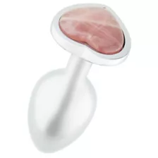 Crystal Passion Rose Quartz Butt Plug 3 Inch - Hott Love at Spencer's