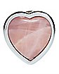 Crystal Passion Rose Quartz Butt Plug 3 Inch - Hott Love
