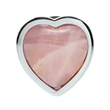 Crystal Passion Rose Quartz Butt Plug 3 Inch - Hott Love at Spencer's