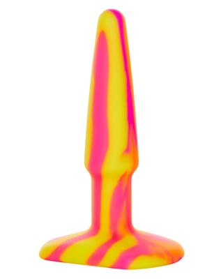 Creamsicle Swirl Silicone Butt Plug 4 Inch - Hott Love Extreme