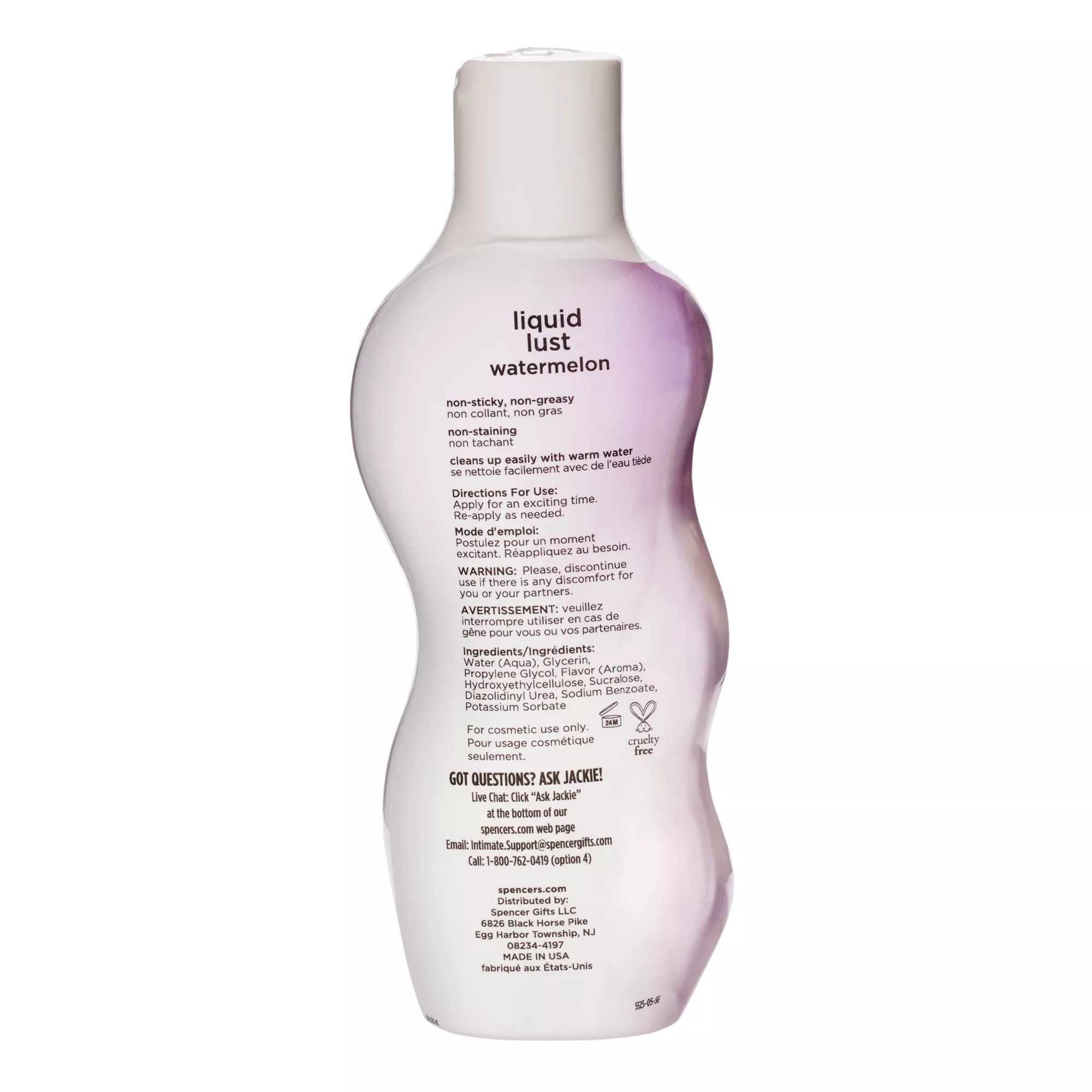 Watermelon Liquid Lust Warming Glide 4 oz. - Hott Love at Spencer's