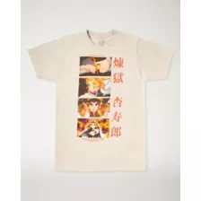 Tan Rengoku T Shirt - Demon Slayer at Spencer's
