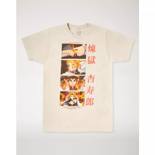 Tan Rengoku T Shirt - Demon Slayer at Spencer's