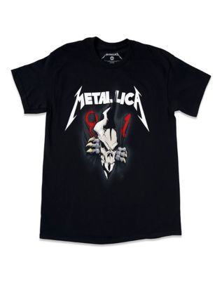 Skull Metallica Detroit Lions Shirt - High-Quality Printed Brand