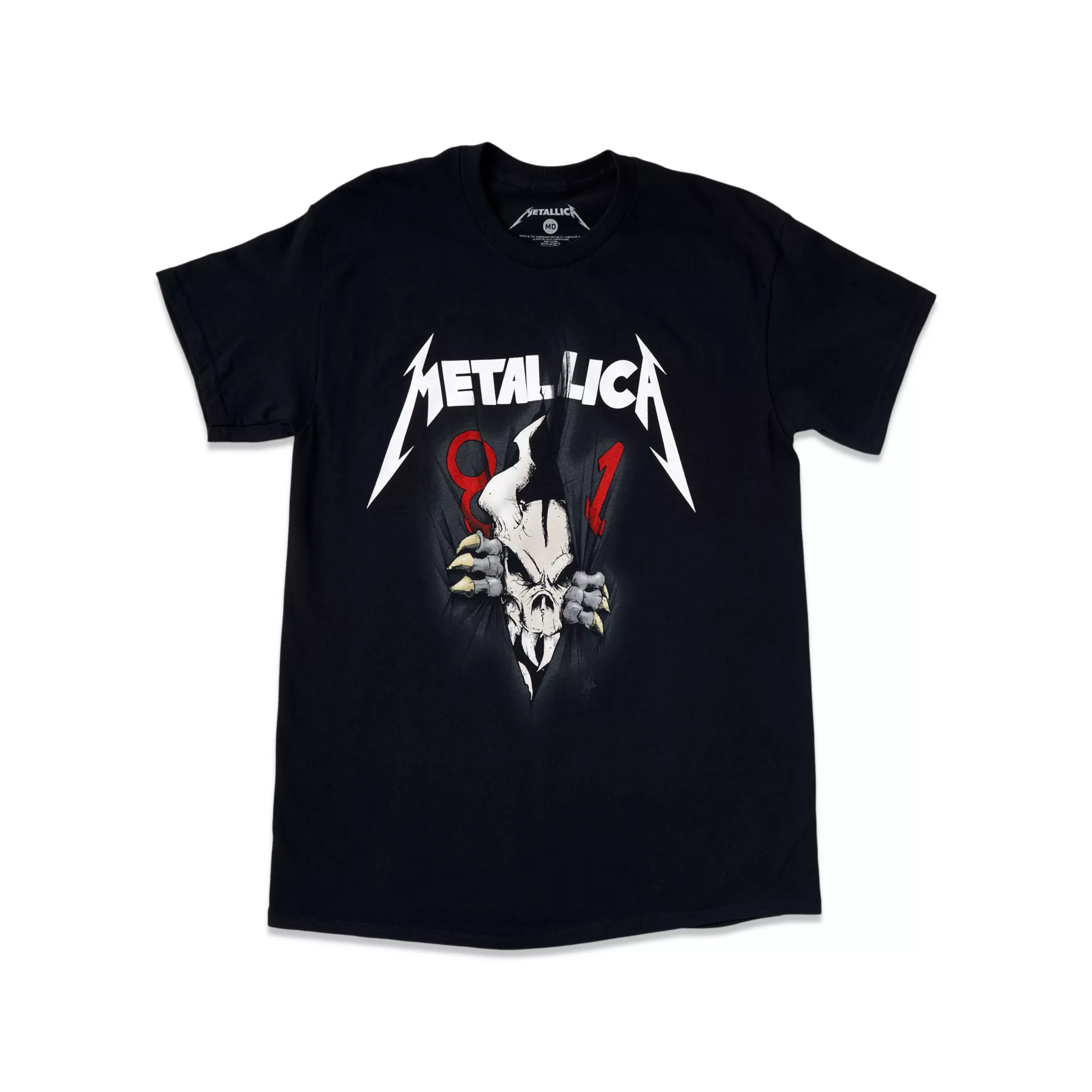 Metallica 81 Skull T Shirt at Spencer's