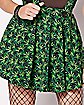 Weed Leaf Suspender Skirt