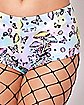 Butterflies and Mushrooms Booty Shorts