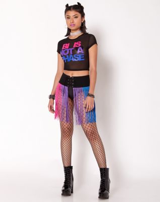 Mesh Not a Phase Crop Top