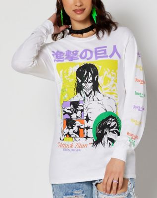 Attack on titan long sleeve cheap shirt